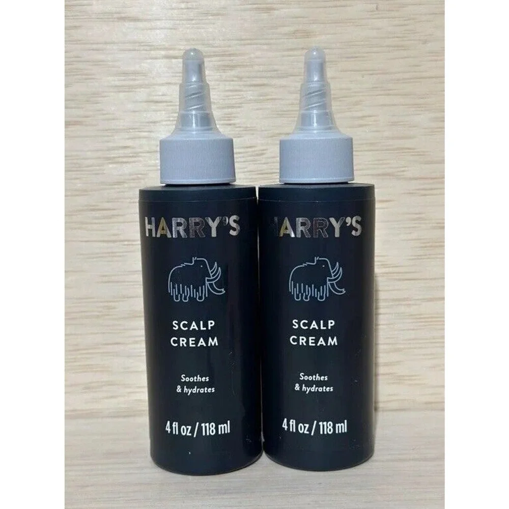 Harrys Scalp Cream 4 fl oz Soothes & Hydrates 2 Pack Bundle Set